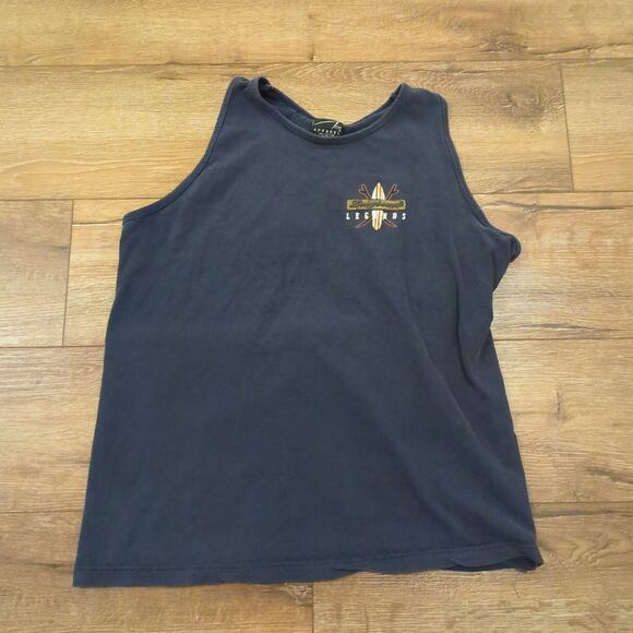 VTG North Shore Hawaii Legends Men's Large Tank Top Shirt Surfboard Y2K - Picture 3 of 6